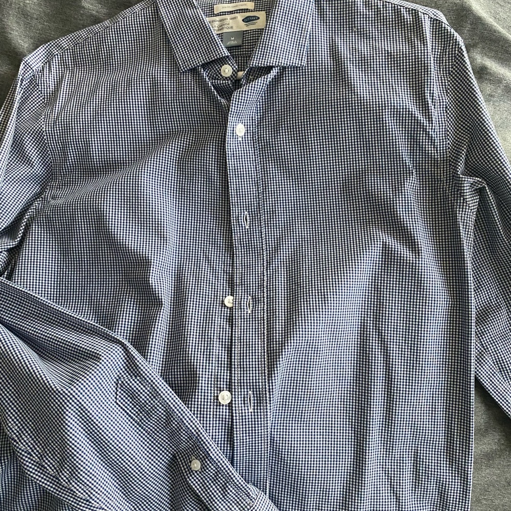 Men's Blue Checkered Shirt